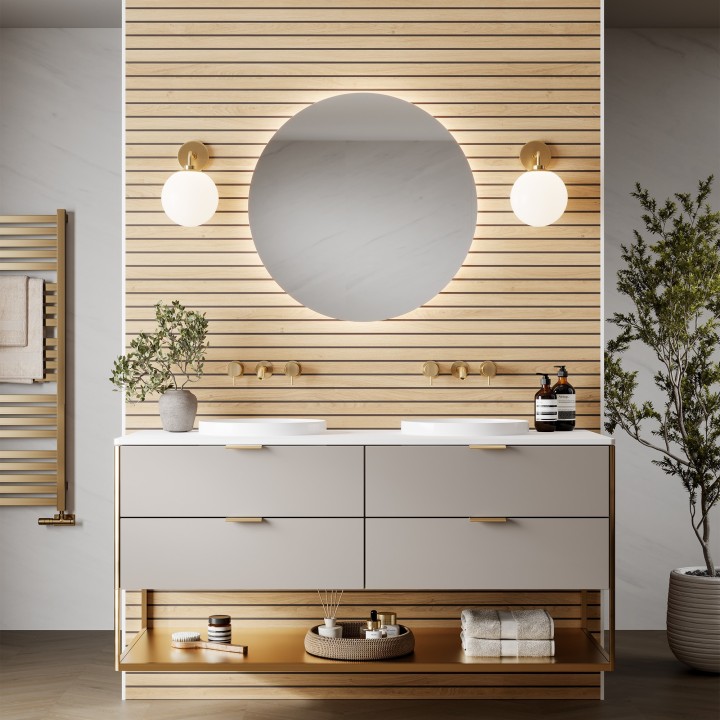 Bleached Cuneo Oak Wood Slat - Naturepanel (2 Sizes)