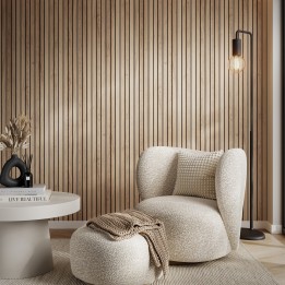 Bleached Cuneo Oak Wood Slat - Naturepanel (2 Sizes)