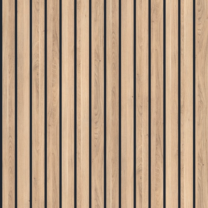Bleached Cuneo Oak Wood Slat - Naturepanel - Close Up