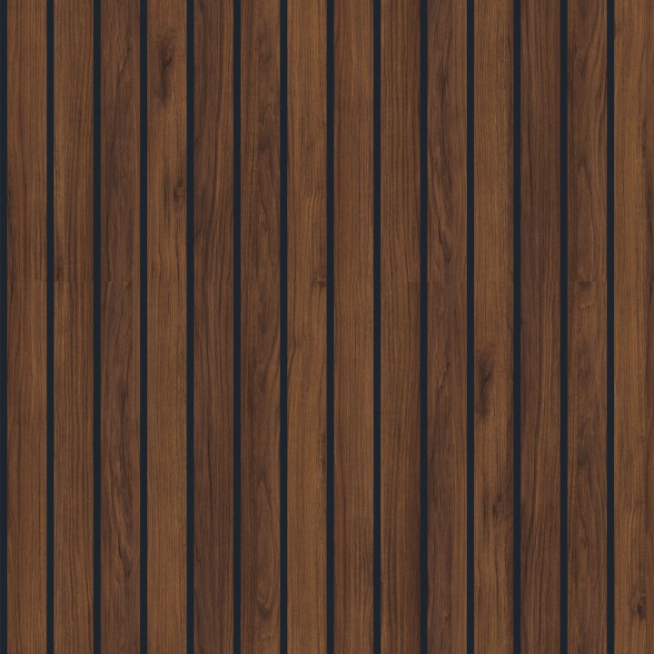 Brown Cuneo Oak Wood Slat - Naturepanel - Close Up