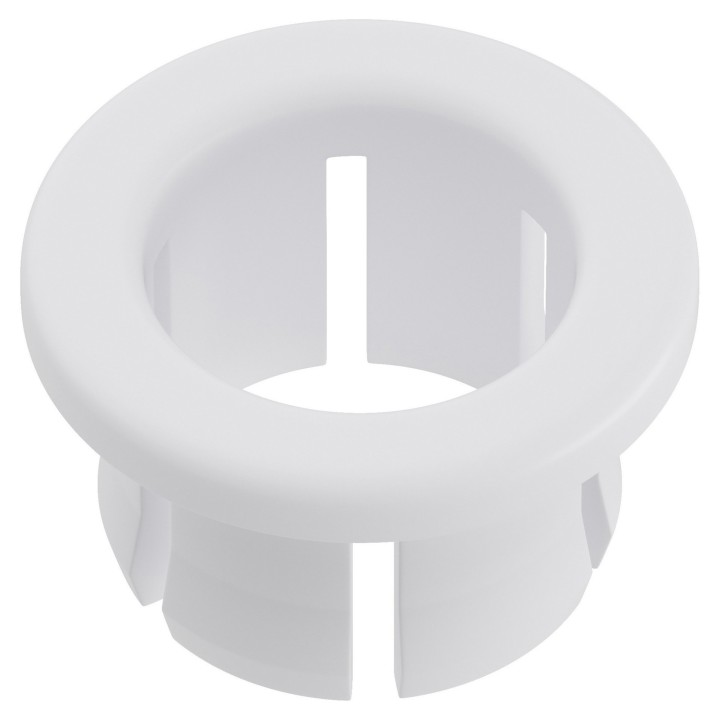 Overflow Ring for Resin Basins - White