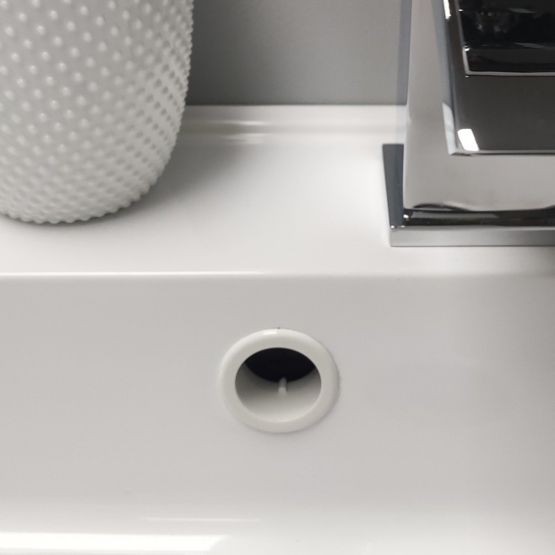 Overflow Ring for Resin Basins - White - Insitu