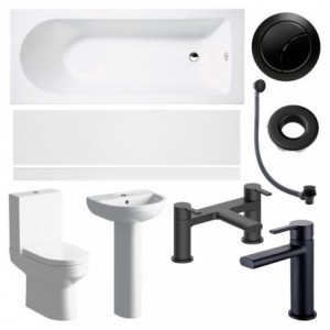 Palermo Full Suite & Bath w/Black Finishes