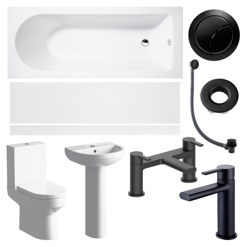 Palermo Full Suite & Bath w/Black Finishes