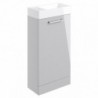 Naha 410mm F/S Basin Unit & C/C Toilet Pack - Grey Gloss