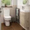 Naha 410mm W/H Basin Unit & C/C Toilet Pack - Grey Gloss - Insitu