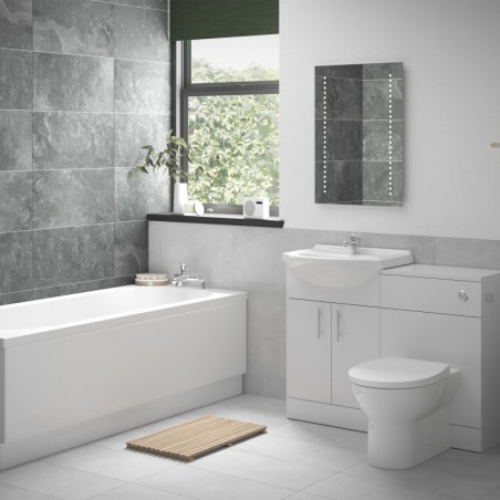 Kanazawa Full Suite with Rimless BTW WC & Single End Bath - Insitu