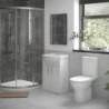 Kanazawa Full Suite with 900mm 2 Door Easy-Fit Quadrant & Tray - Insitu