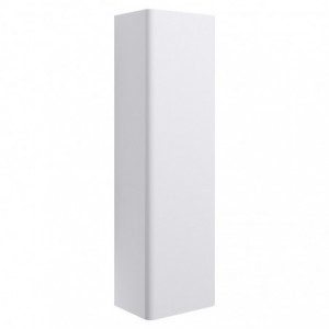 Ares 350mm Wall Hung 1 Door Tall Unit - Matt White