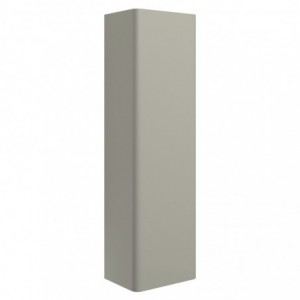 Ares 350mm Wall Hung 1 Door Tall Unit - Matt Latte