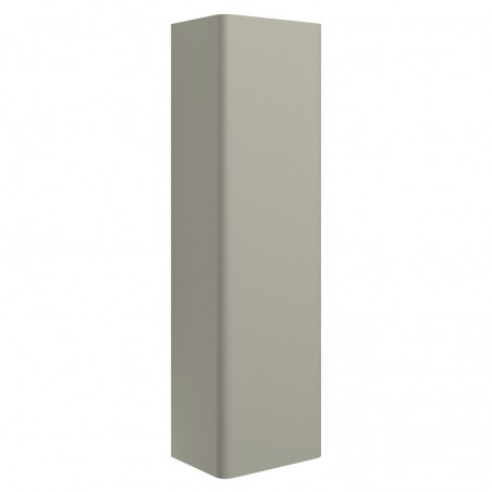 Ares 350mm Wall Hung 1 Door Tall Unit - Matt Latte