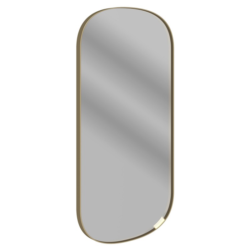 Virginia 800x400mm Oblong Mirror - Brushed Bronze