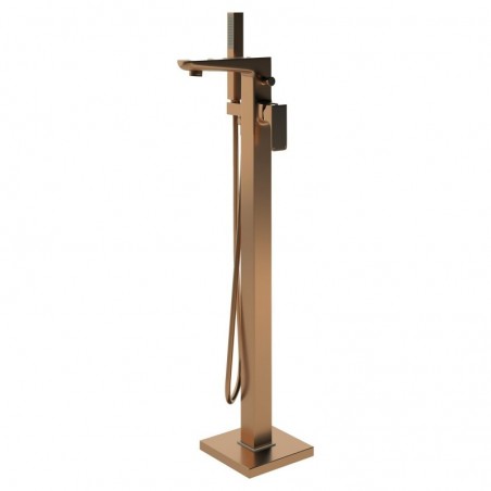 Marengo Floor Standing Bath/Shower Mixer - Brushed Bronze