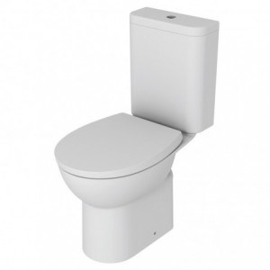 Rome Close Coupled Rimless Toilet & Soft Close Seat