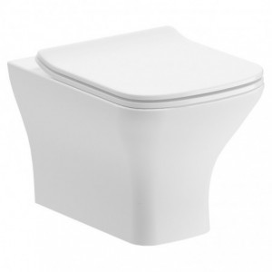 Parma Rimless Comfort Height Back To Wall WC & Slim Soft Close Seat