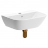 Parma 450x320mm 1TH Cloakroom Basin & Brushed Bronze Bottle Trap