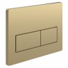 Rectangle Push Button Flushplate - Brushed Bronze