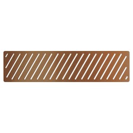 Brushed Bronze Ultra-Slim Linear Shower Tray Waste Cover