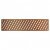 Linear Tray Waste Cover - Brushed Bronze