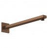 Brushed Bronze Small Rectangular Shower Arm