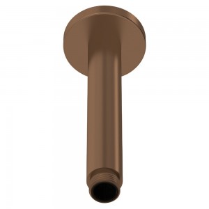 Brushed Bronze Round Ceiling Arm 150mm