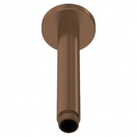 Brushed Bronze Round Ceiling Arm 150mm