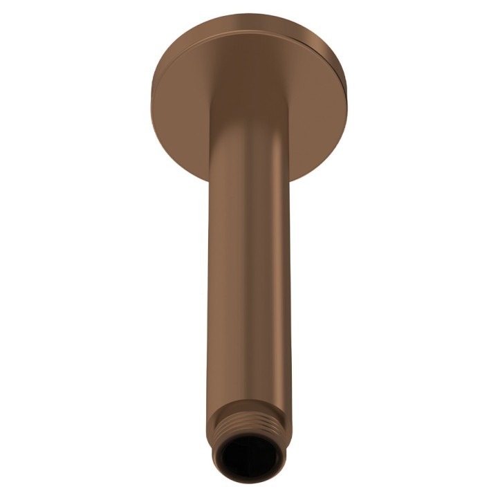 Brushed Bronze Round Ceiling Arm 150mm