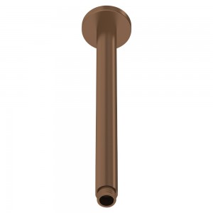 Brushed Bronze Round Ceiling Arm 300mm