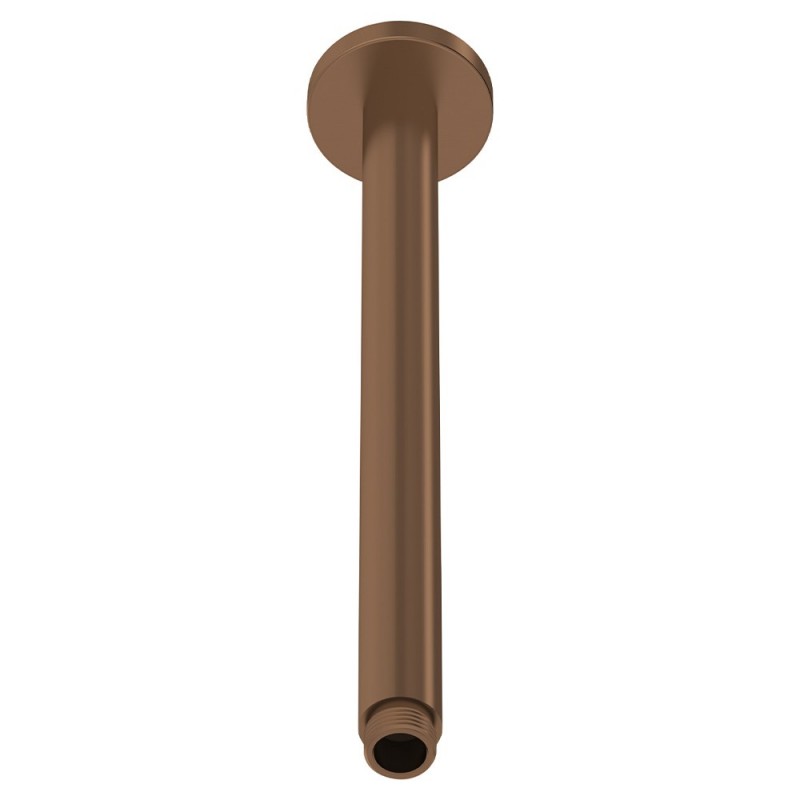 Brushed Bronze Round Ceiling Arm 300mm