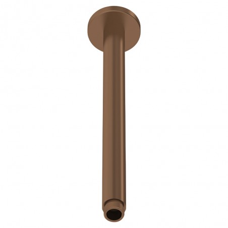 Brushed Bronze Round Ceiling Arm 300mm