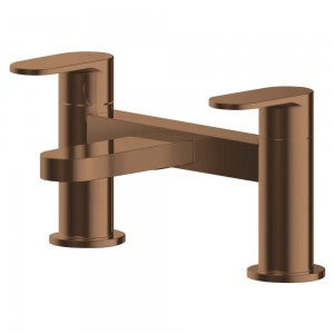 Binsey Brushed Bronze Deck Mounted Bath Filler