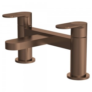 Cyprus Brushed Bronze Deck Mounted Bath Filler