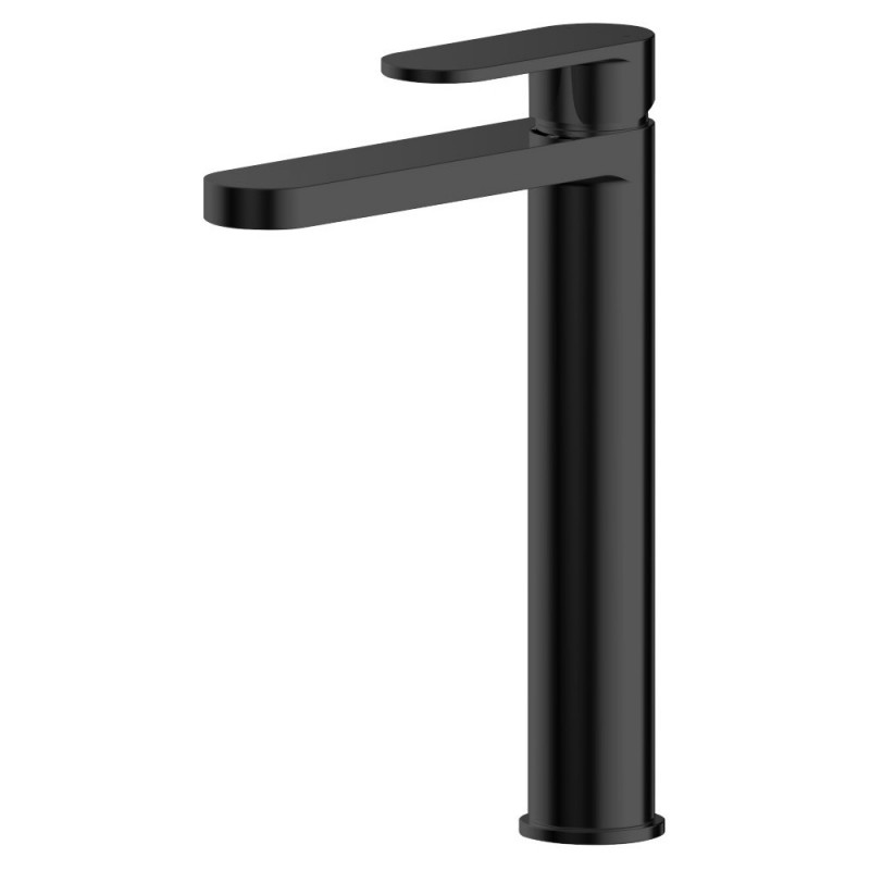 Binsey Matt Black High Rise Mono Basin Mixer