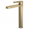 Cyprus Brushed Brass High Rise Mono Basin Mixer