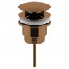 Brushed Bronze Universal Push Button Basin Waste