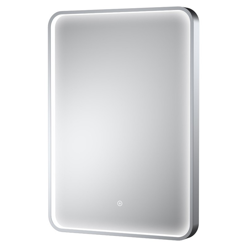 Pictor Polished Chrome Frame LED Mirror - 700 x 500mm