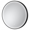 Mensa Black Frame LED Mirror - 600mm