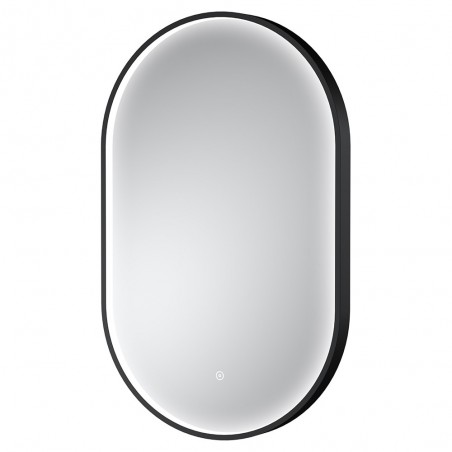 Columba Black Frame LED Mirror - 800 x 500mm