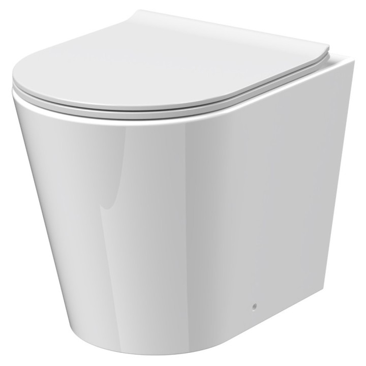 Freya Round Rimless BTW Pan & Soft Close Seat