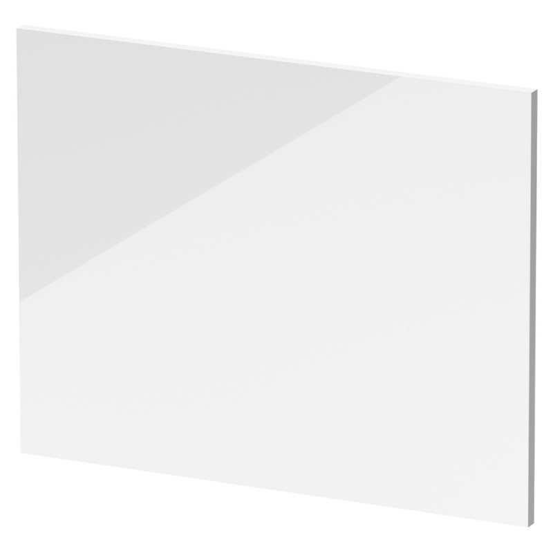 700mm Square Shower Bath End Panel Waterproof - Gloss White