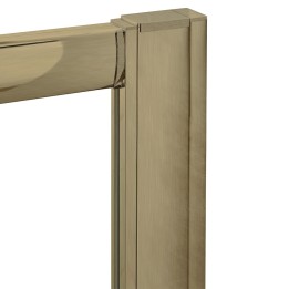 1900mm Profile Extension Kit for Rene Enclosures 6mm - Brushed Brass