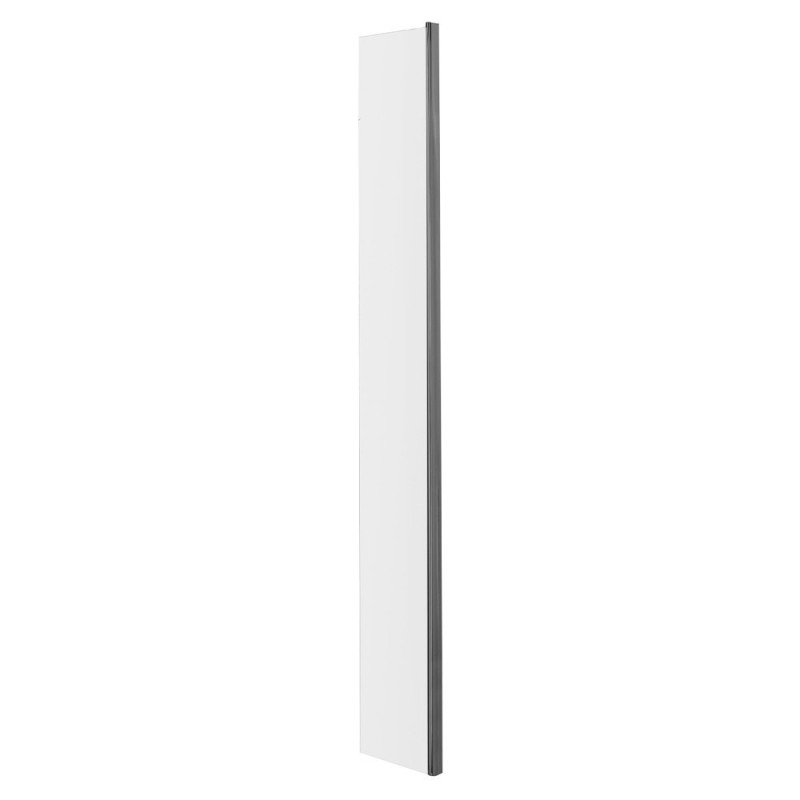 215mm (w) x 1850mm (h) Return Screen - Brushed Pewter