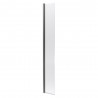 300mm (w) x 1850mm (h) Hinged Return Screen - Brushed Pewter