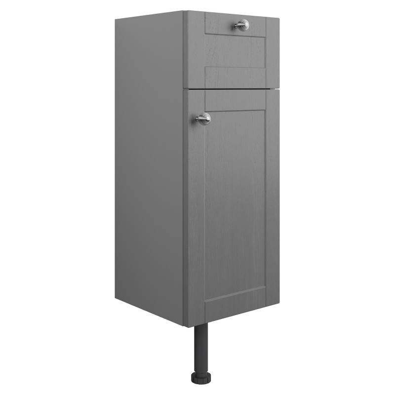 Kobe 300mm(w) 1 Drawer 1 Door Base Unit - Grey Ash