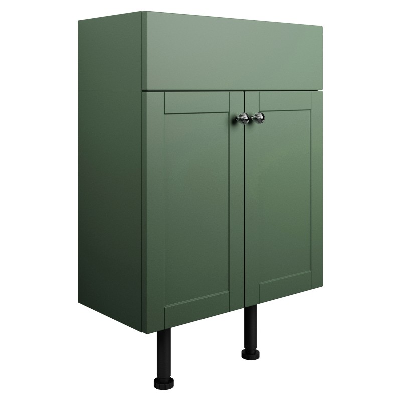 Kobe 600mm(w) 2 Door Basin Unit - Matt Sage Green