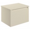 Kanto 600mm (W) x 413mm (H) x 460mm (D) Wall Hung 1 Drawer Basin Unit & Worktop - Matt Cotton