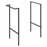 Yamagata Optional Frame With Integrated Towel Rail - Black