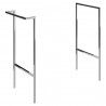 Yamagata Optional Frame with Integrated Towel Rail - Chrome