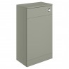 Yamagata 500mm (W) x 830mm (H) x 252mm (D) WC Unit - Matt Olive Green