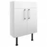 Tokyo 600mm(w) Slim Basin Unit - White Gloss